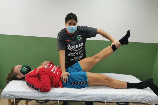 María Luján regresa al Rocasa Gran Canaria como fisioterapeuta/TA.